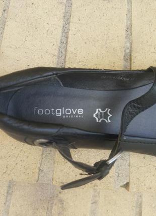 Шкіряні туфлі,балетки footglove р.37 устілка 24,5 см3 фото