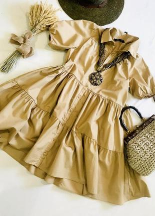 Ярусное платье zara