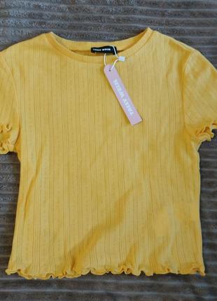Новая футболка топ размер с