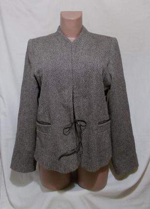 Жакет дизайнерский пестрая шерсть модный дом 'natan' 52-54р