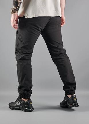 Чоловічі кросівки nike air max tn plus all black white leather,чоловіче взуття5 фото