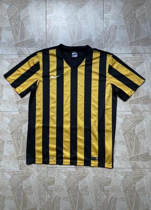 Футболка nike striped challenge tennis court logo shirt supreme usa1 фото