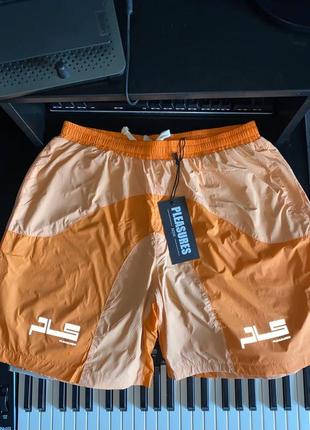 Шорти pleasures scholar sport shorts 'orange'