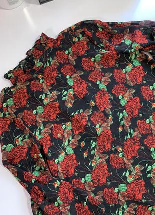 Блуза в цветочный принт monki8 фото