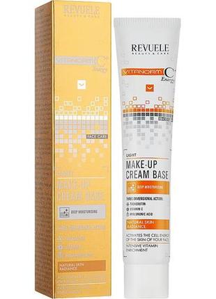 Крем-база под макияж revuele vitanorm c+ make-up cream base - light
