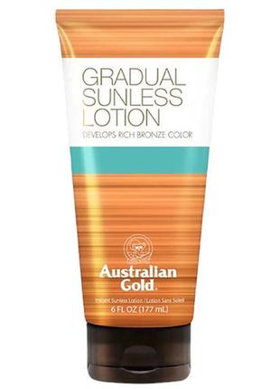 Лосьон-автозагар постепенного действия australian gold gradual sunless lotion