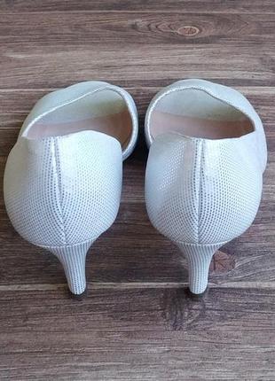 Туфли с открытым носком peter kaiser. размер 37,5. кожа.2 фото