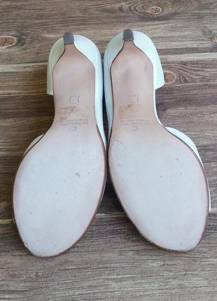 Туфли с открытым носком peter kaiser. размер 37,5. кожа.10 фото