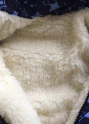 Комбинезон зимний тёплый овчина синтепон цельный5 фото