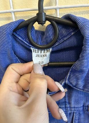 Пиджак джинсовый 3