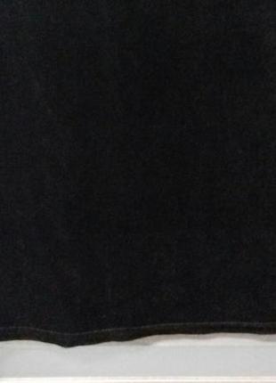 Юбка нарядная черная длинная велюр бархат размер l3 фото