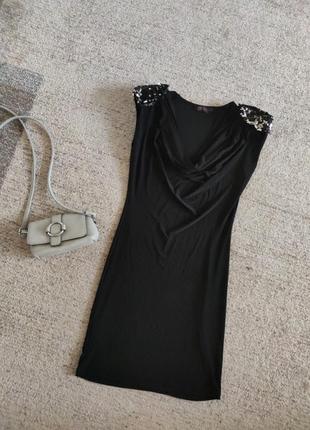 Черное вечернее платье, маленькое черное платье по фигуре3 фото