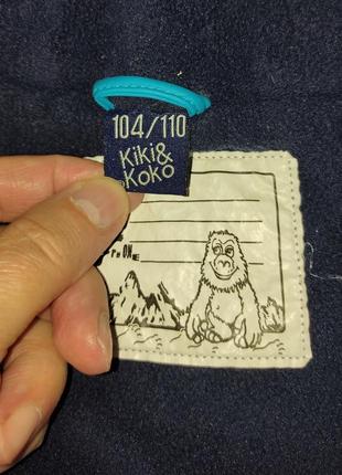 Куртка грязепруф на флисе kiki&koko 104-1105 фото