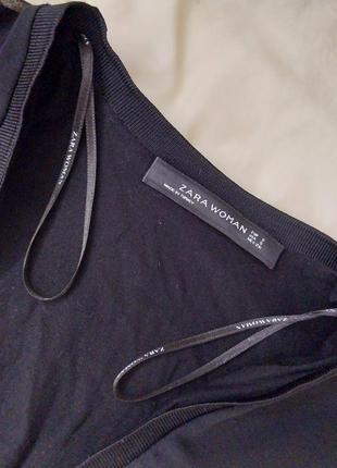 Модная шифоновая лёгкая широкая обьёмная прямая оверсайз блузка zara10 фото