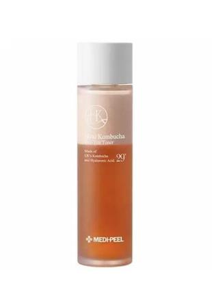 Зволожуючий тонер з комбучею medi-peel hyal kombucha tea-tox toner 150 ml