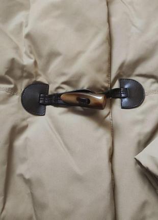 Basler эксклюзивный качественный зимний бежевый пуховик в стиле дафлкот германия7 фото