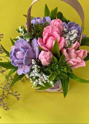 Букет з мила. мильний букет. мило ручної роботи.