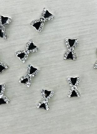 Шармы бантики декор для маникюра 10 шт