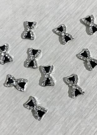 Шармы бантики декор для маникюра 10 шт