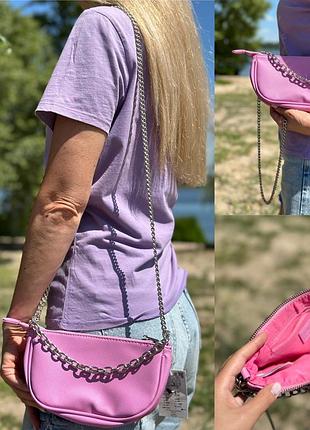 Сумка cropp новая розовая
