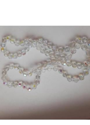 Ожерелье, чнхия, хрусталь 2