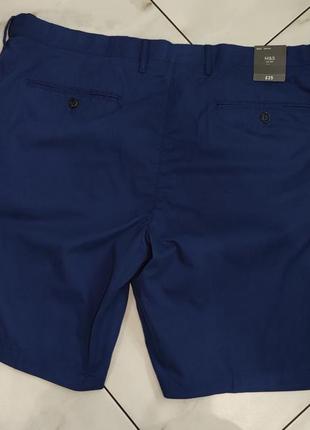 Мужские классические серые шорты бермуды m&s (42) 2xl-3xl 54-568 фото