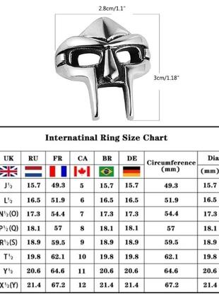 Мужское кольцо в стиле панк рок хип хоп кольцо в форме шлема готическое кольцо унисекс8 фото