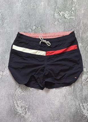 Tommy hilfiger томи хилфигер big logo большое лого шорты плавательные пляжные повседневные