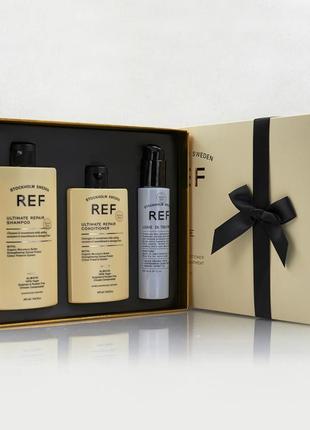 Ref - подарочный бокс "восстановление волос" holiday box 2021 ultimate repair1 фото