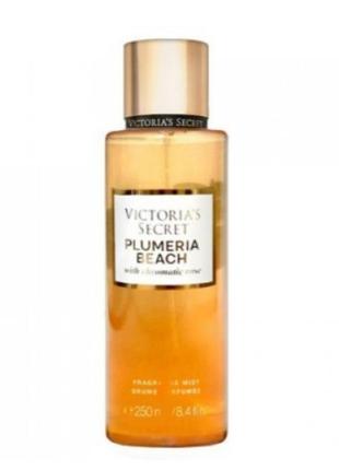 Парфюмированный спрей для тела victoria`s secret plumeria beach with chromatic rose