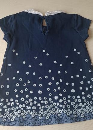 Блузка на праздник для девочки 2-3 лет туника рост 92-98 см6 фото