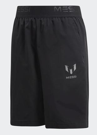 Подростковые спортивные шорты messi adidas1 фото