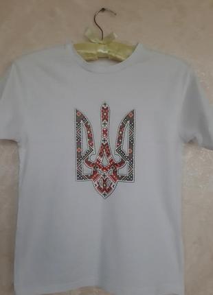 Футболка патриотическая  р.140-146 см