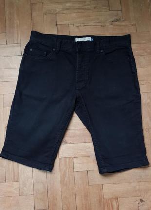 Чорні джинсові шорти від next2 фото