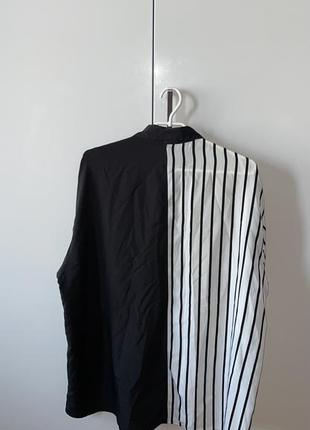 Черно-белая рубашка y2k grunge vintage gothic3 фото