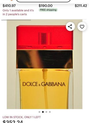 Парфюм dolce gabbana red. винтаж6 фото