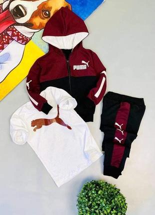 Спортивний костюм трійка з футболкою3 фото