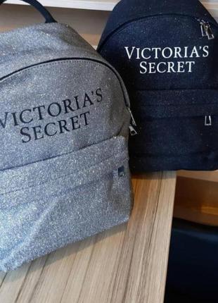 Женский рюкзак victoria’s secret, рюкзак виктория секрет с напылением, стильный рюкзак, модный рюкзак2 фото