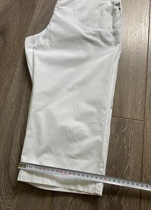 Marks & spencer 10рр м новые натуральные белые бриджи шорты10 фото