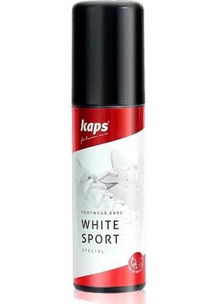 Крем фарба для білої взуття kaps white sport 75 ml