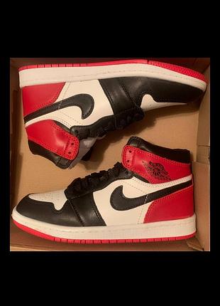 Кроссовки зима nike air jordan 1 nike jordan white/red/black эйр джордан зима найки