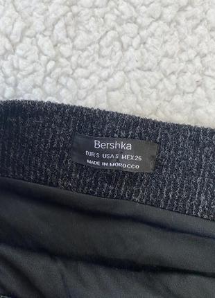 Bershka міні спідниця юбка з баскою3 фото