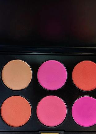 Mac makeup blush palette. палетка румян