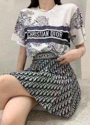 Костюм двойка в стиле christian dior