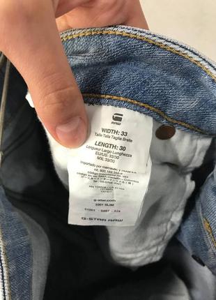 Джинсы g star raw w33 l30 мужские огинал6 фото