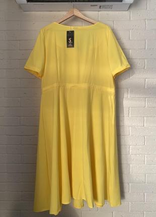 Платье желтое лимонное2 фото