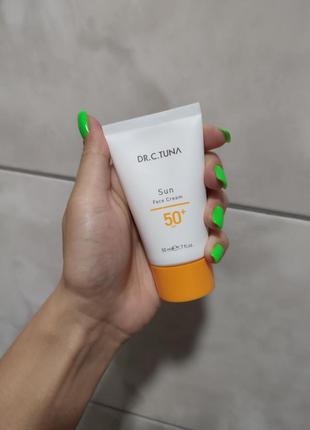 Сонцезахисний крем для обличчя sun c.t. tuna 50 spf, 50 мл