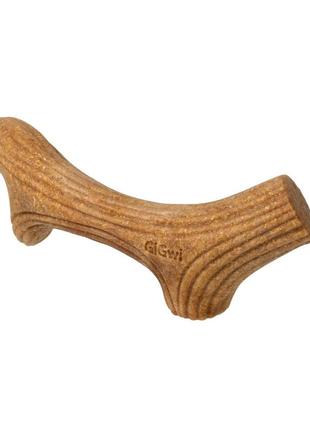 Игрушка для собак рог жевательный gigwi wooden antler, дерево, полимер, l(24cм)