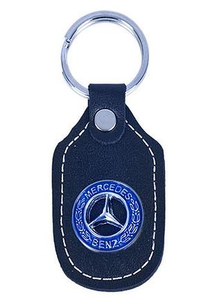 Брелок шкіряний простий mercedes (шкіряний простий mr)