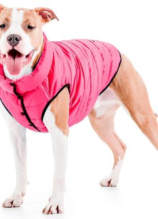 Одностороння курточка для собак airyvest one рожева6 фото
